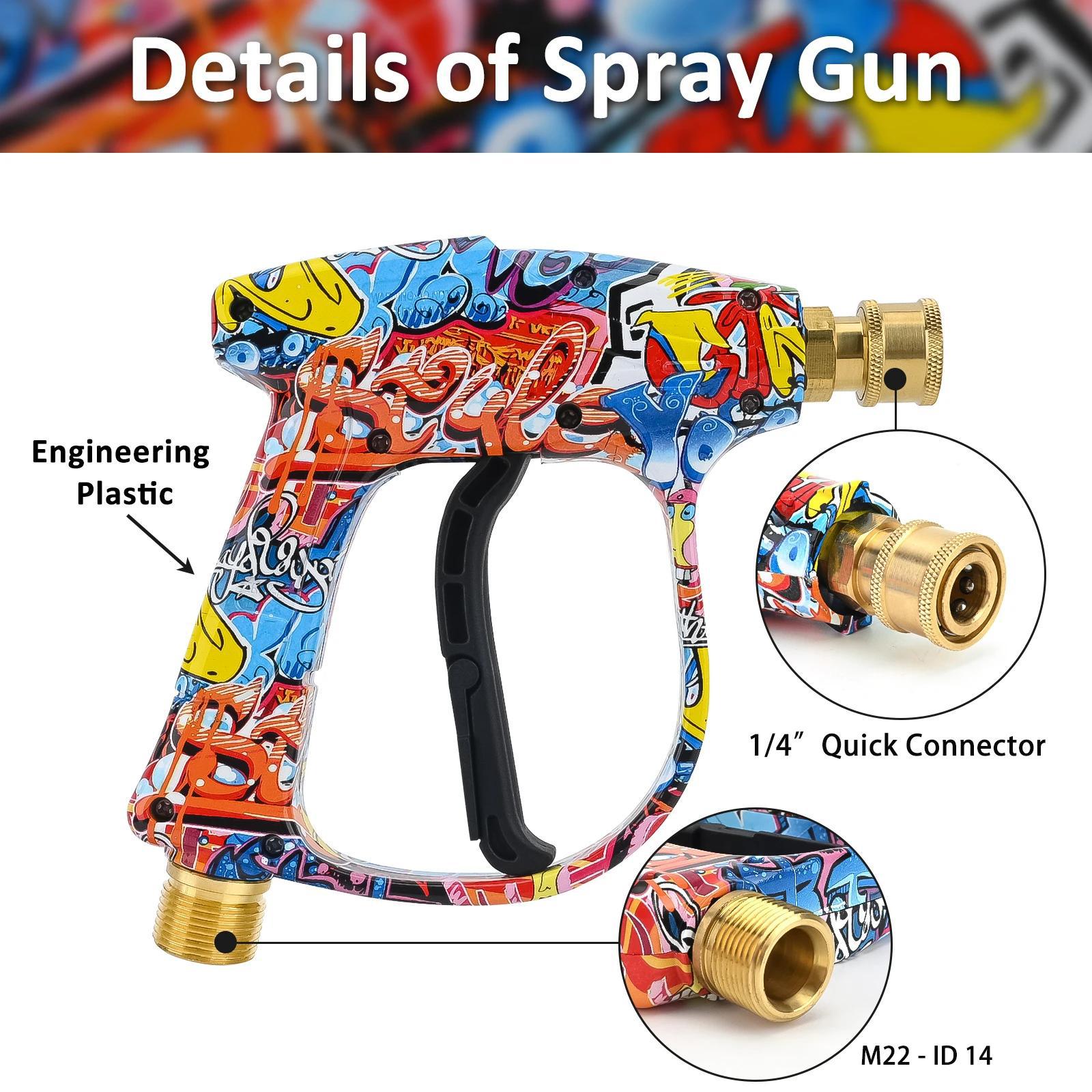 Graffiti Tasarımlı 4350PSI Yük - Foam Cannon Car Wash incelemesi ve fiyatı